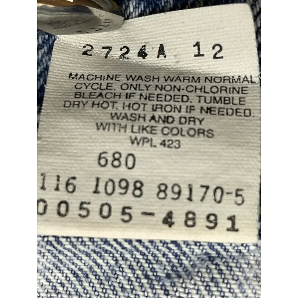 Levi's Vintage 505 Jeans Men's Regular Fit Straight Leg Light Wash‎ size 40x30